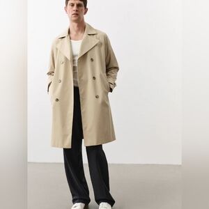 Men's Classic Beige Coat